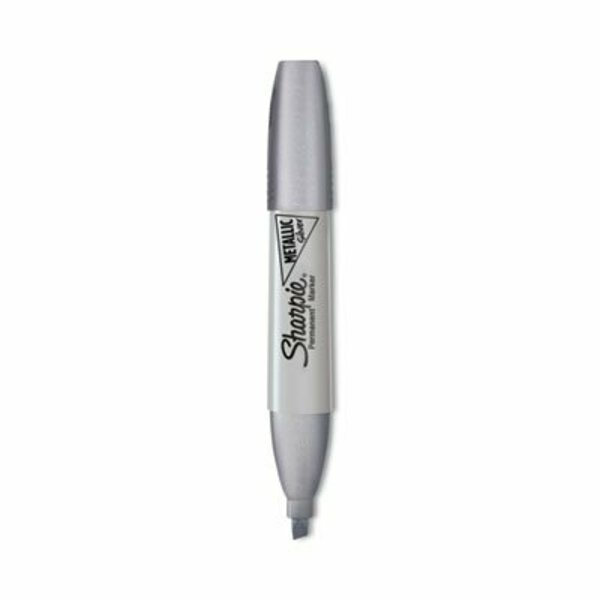 Sanford Sharpie, METALLIC PERMANENT MARKER, MEDIUM CHISEL TIP, SILVER, DOZEN 2089638